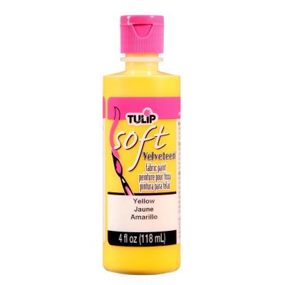 Tulip Textilfarbe - Velveteen Brush-On Soft Fabric Paint Yellow