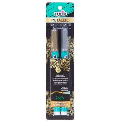 Tulip Textilfarbe - Fabric Markers Bullet Metallic