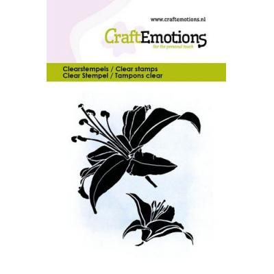 CraftEmotions Clear Stamps - Lilie