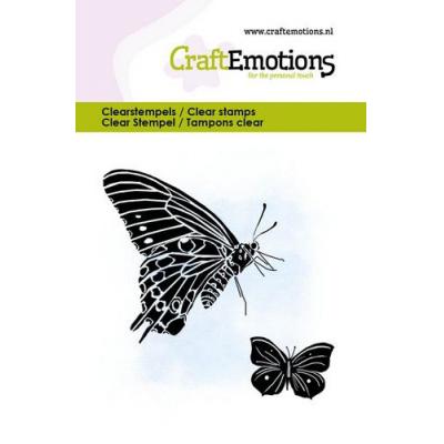 CraftEmotions Clear Stamps - Schmetterlinge 1