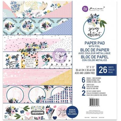 Prima Marketing Spring Abstract Designpapiere - Paper Pad