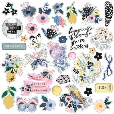 Prima Marketing Spring Abstract Die Cuts - Ephemera Icons