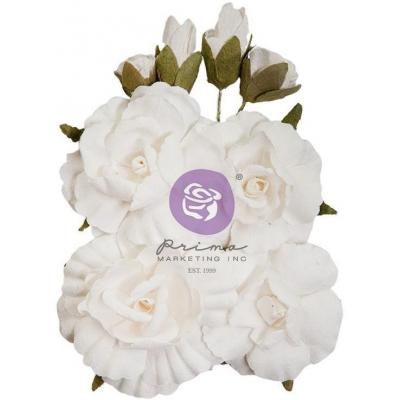 Prima Marketing Sharon Ziv Papierblumen - Lily White