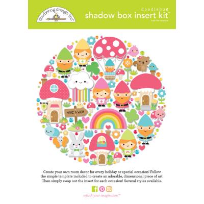 Doodlebug Over The Rainbow - Shadowbox Insert Kit