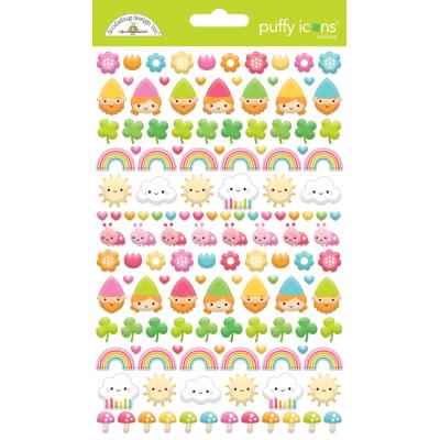 Doodlebug Design Over The Rainbow Sticker - Puffy Icons Sticker