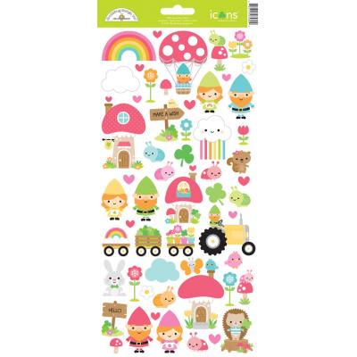 Doodlebug Design Over The Rainbow Sticker - Icons Cardstock Stickers