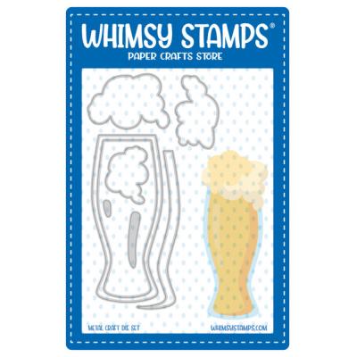 Whimsy Stamps Deb Davis and Denise Lynn Die - Frosty Glass