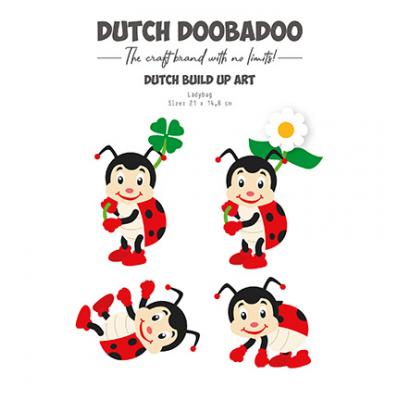 Dutch DooBaDoo Dutch Built Up Art - Ladybug