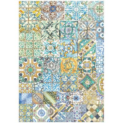 Stamperia Blue Dream Spezialpapier - Tiles