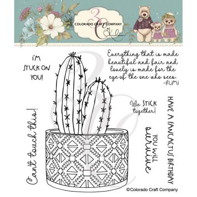 Colorado Craft Company By Kris Lauren Clear Stamps - Can't Touch This