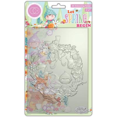 Craft Consortium Let Spring Begin Embossingfolder - Let Spring Begin