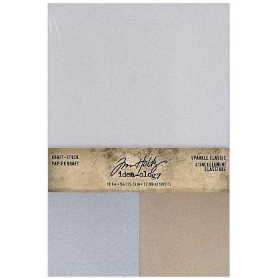 Idea-ology Tim Holtz Cardstock - Sparkle Classic