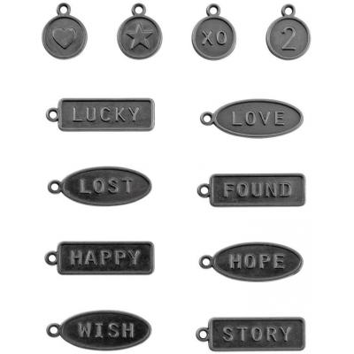 dea-ology Tim Holtz Embellishments - Metal Word Tags