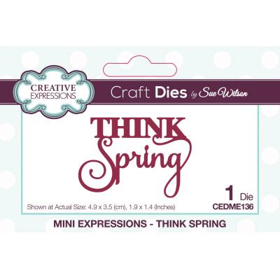 Creative Expressions Sue Wilson Mini Expressions Craft Dies - Think Spring