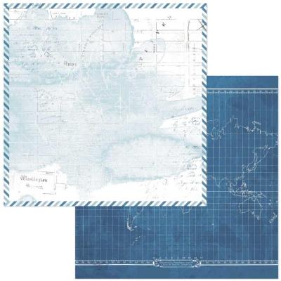 49 and Market Vintage Artistry Everywhere Designpapier - Airmail Artistry
