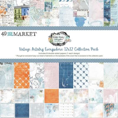 49 and Market Vintage Artistry Everywhere Designpapiere - Collection Pack
