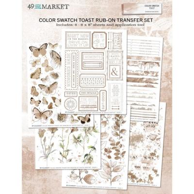 49 and Market Color Swatch Toast Sticker - Rub-Ons