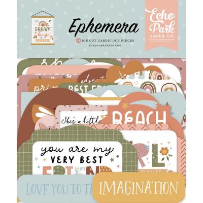 Echo Park Dream Big Little Girl Die Cuts - Ephemera