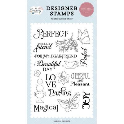 Carta Bella My Favorite Things Clear Stamps - For My Dear Friend