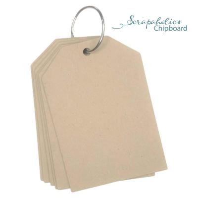 Scrapaholics Laser Cut Chipboard - Mini Album Tag Style