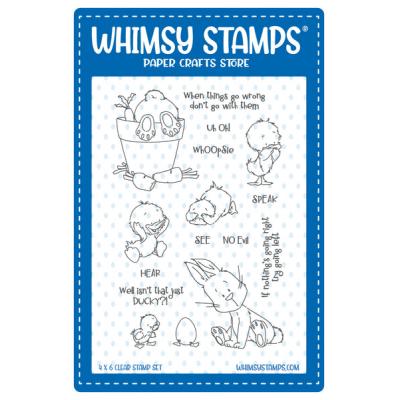 Whimsy Stamps Deb Davis Clear Stamps - Whoopsie