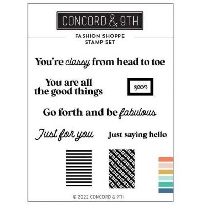 Concord & 9th Clear Stamps - Fashion Shoppe