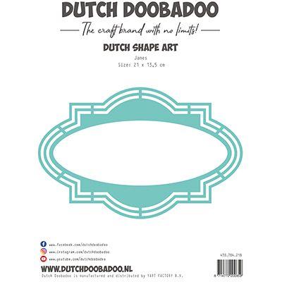 Dutch DooBaDoo Dutch Shape Art Schablone - James