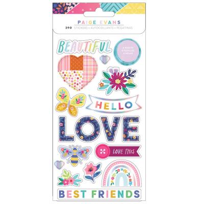 American Crafts Blooming Wild Sticker - Sticker Book