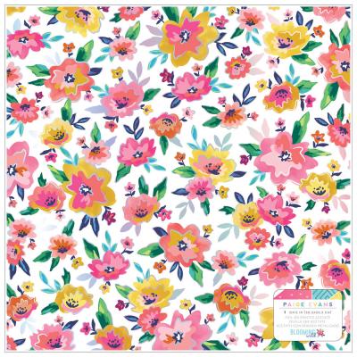 American Crafts Blooming Wild Spezialpapiere - Printed Acetate