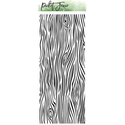 Picket Fence Studios Slim Line  Stencil - Tree Bark
