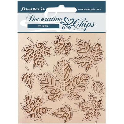 Stamperia Magic Forest Holz - Leaves
