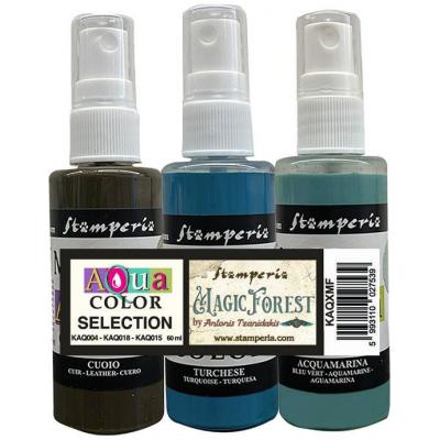 Stamperia Magic Forest Aquarellfarben - Aquacolor Paint Kit