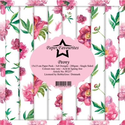 Dixi Craft Paper Favourites Peony Designpapiere - Paper Pack