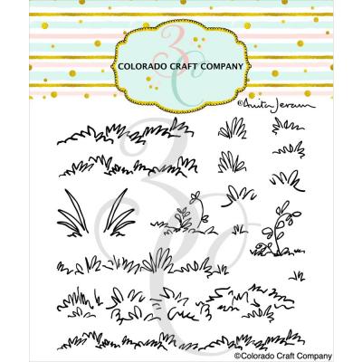Colorado Craft Company By Anita Jeram Clear Stamps - Greener Grass