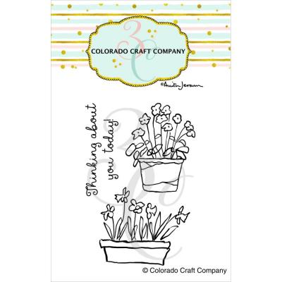 Colorado Craft Company By Anita Jeram Clear Stamps - Thinking About