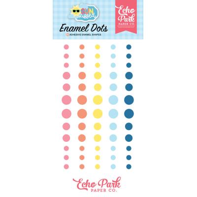 Echo Park Sun Kissed Embellishments - Enamel Dots