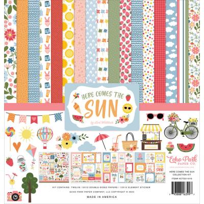 Echo Park Here Comes The Sun Designpapiere - Collection Kit