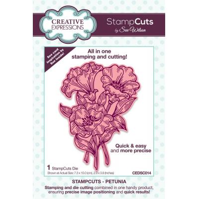 Creative Expressions Stamp And Cuts - Petunia