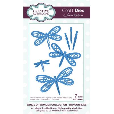 Creative Expressions Jamie Rodgers Wings Of Wonder Craft Dies - Dragonflies