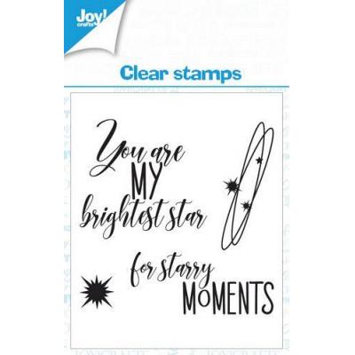 Joy!Crafts KreativDsein Design Clear Stamps - Stars Text - For Starry Moments