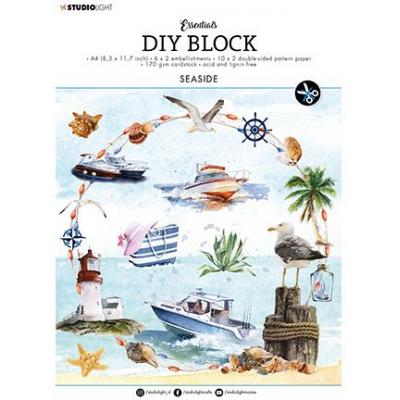 StudioLight DIY Block Essentials Nr.42 Scrapbooking Set - Seaside