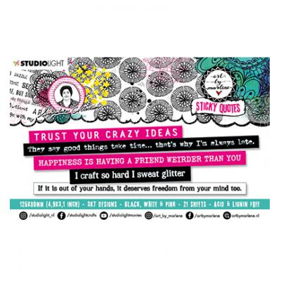 StudioLight Art By Marlene Signature Collection Nr.11 Sticker - Sticky Quotes