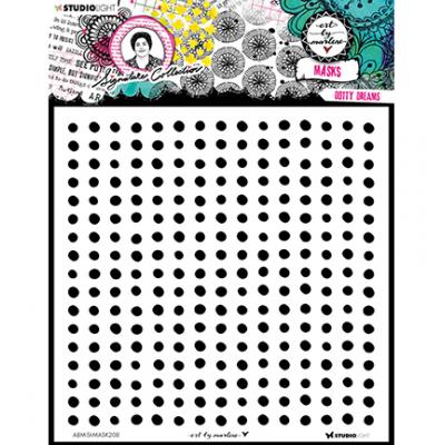StudioLight Art By Marlene Signature Collection Nr.208 Stencil - Dots Dotty Dreams