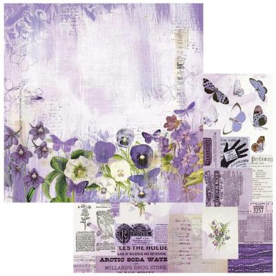 49 And Market Spectrum Gardenia Designpapier - Classics Violaceous