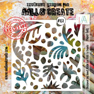 AALL & Create Stencil Nr. 151 - Paper Cuts