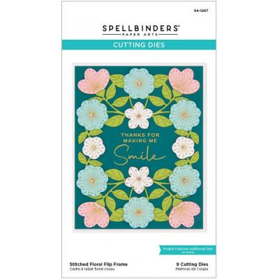 Spellbinders Etched Dies - Stitched Floral Flip Frame