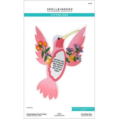 Spellbinders Etched Dies - Hummingbird Card Creator