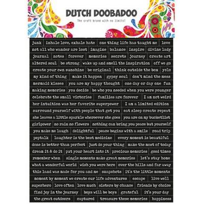 Dutch DooBaDoo Sticker Art - Quotes