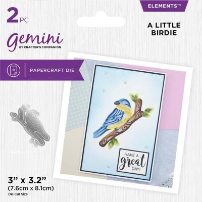 Gemini  Cut-in Cut-Out Dies - A Little Birdie Elements