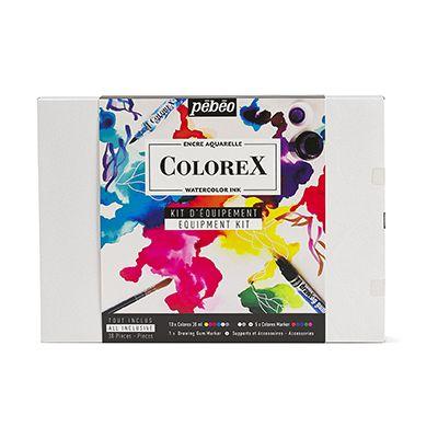 Pebeo Aquarellfarben -  Colorex Set Equipment Box